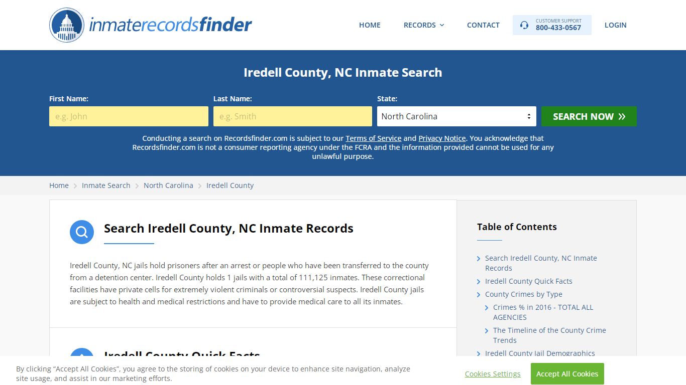 Iredell County, NC Inmate Lookup & Jail Records Online